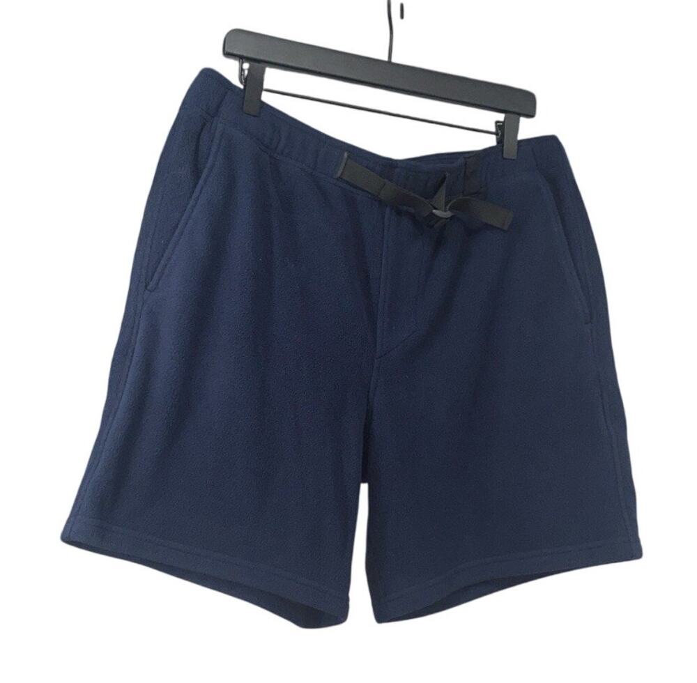 Roark Fleece Shorts Blue Size Large Men Rn140562